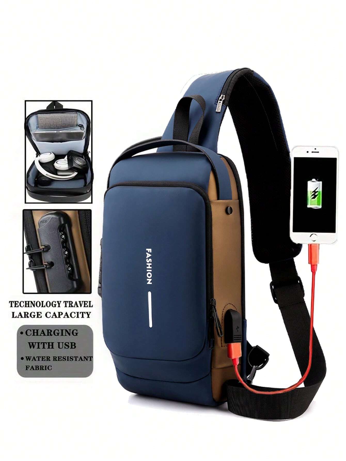 Bolsa De Moto Anti-robo Impermeable Bandolero
